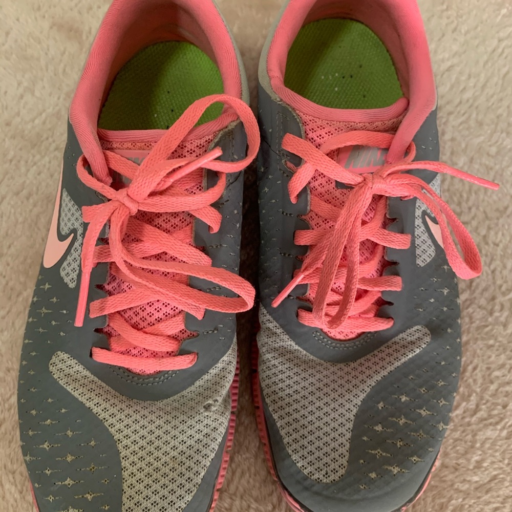 Pink & Grey Nikes - Picture 2 of 5